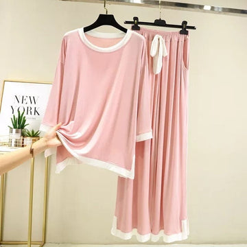 Sleep in Style: Comfy Cotton Jersey Nightwear Suit for Women and Girls
