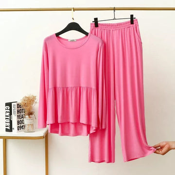 Sleep in Style: Comfy Cotton Jersey Nightwear Suit for Women and Girls