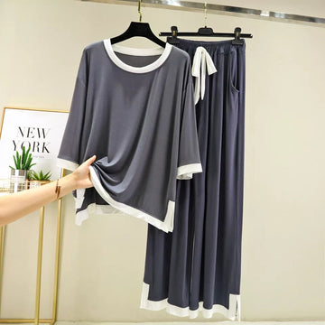 Sleep in Style: Comfy Cotton Jersey Nightwear Suit for Women and Girls