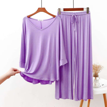 Sleep in Style: Comfy Cotton Jersey Nightwear Suit for Women and Girls