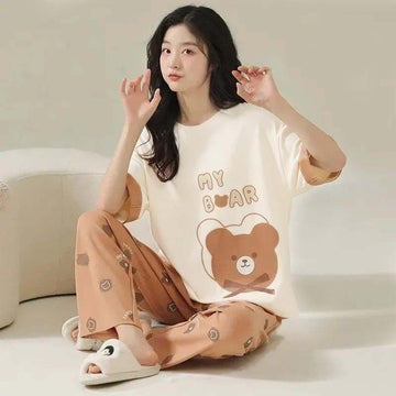 My Bear Printed The Ultimate Dream Wear Sleep Suit (OM-75)