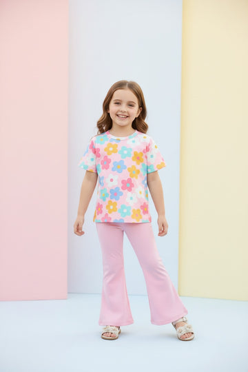 Pink Floral The Ultimate Kids Suit (OM-416)