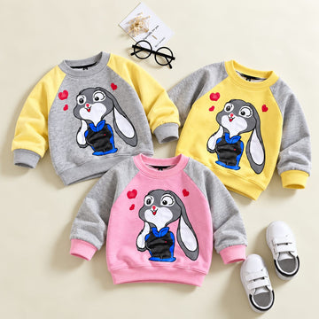 Kids Bunny Sweatshirt Pack of 3 – Fleece Winter ( SS 504)