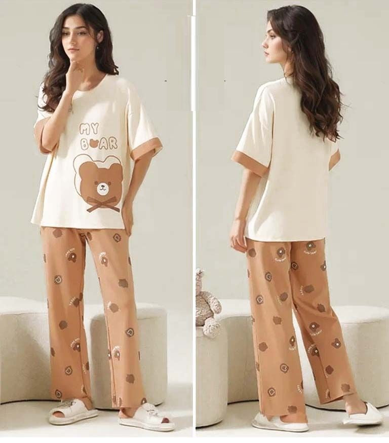 My Bear Printed The Ultimate Dream Wear Sleep Suit (OM-75)