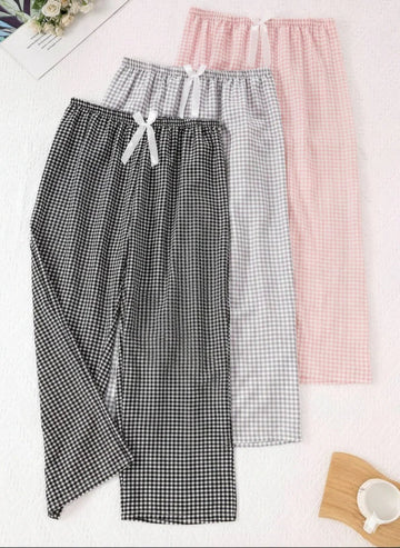 Pack of 3 Small Check Printed Plazo Set For Her