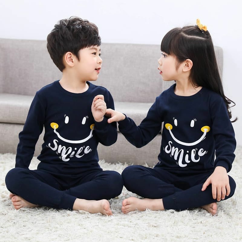 Baba or Baby Blue Smile Printed The Ultimate Sleep Suit (OM-352)