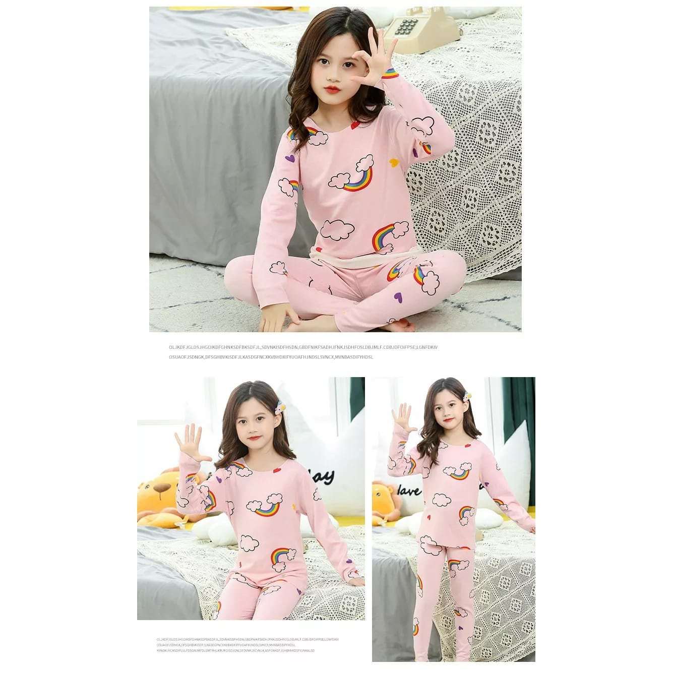 Soft Cotton Jersey Kids Night Suit - Cozy Sleepwear for Boys and Girls