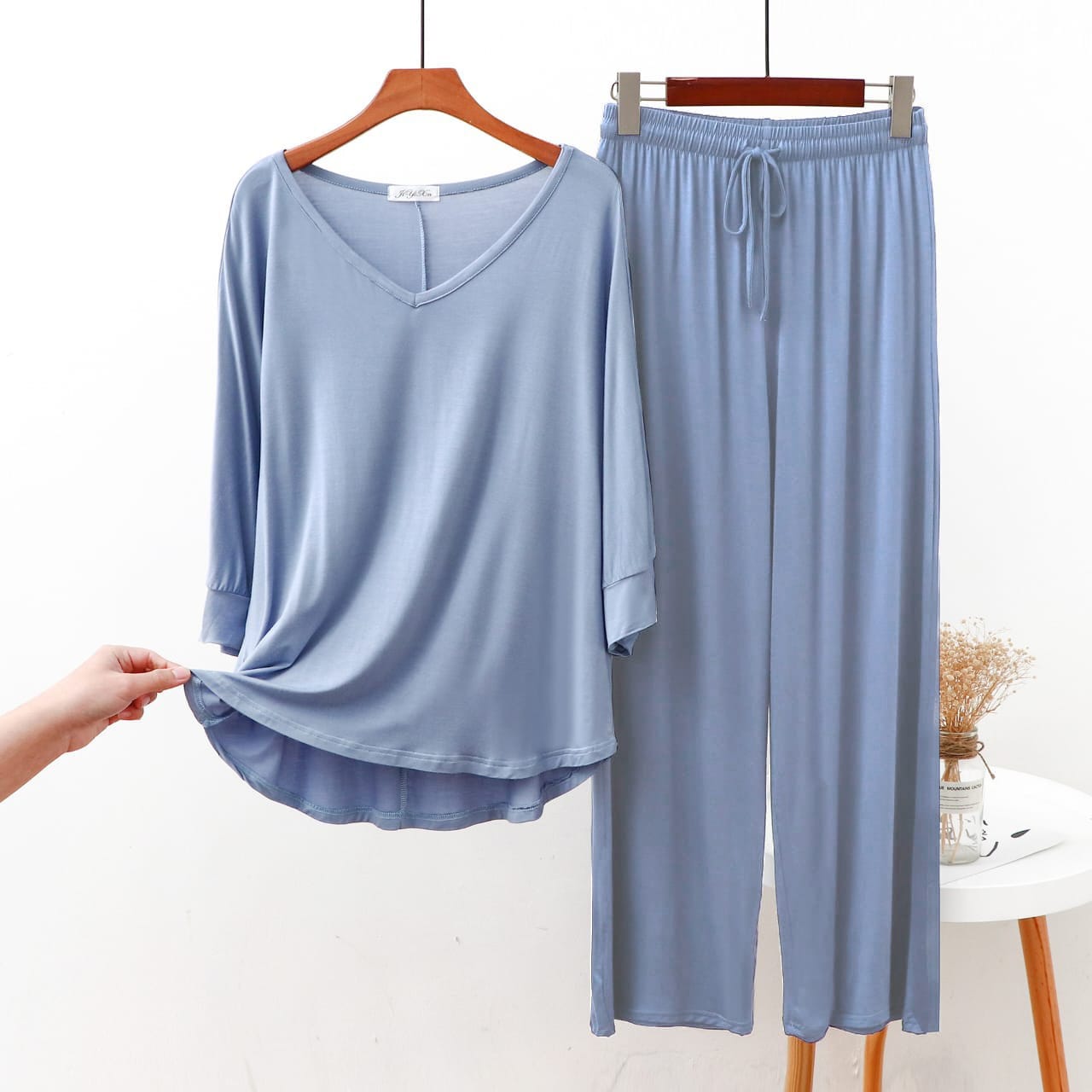 Sleep in Style: Comfy Cotton Jersey Nightwear Suit for Women and Girls