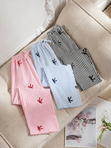 Pack Of 3 Bow And Lining Printed Plazzo Set