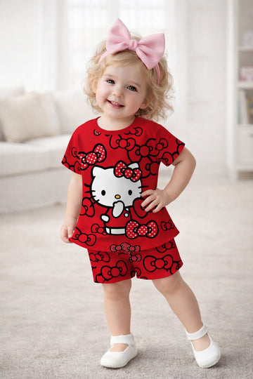 Red Hello Kitty The Ultimate Kids Suit (OM-417)